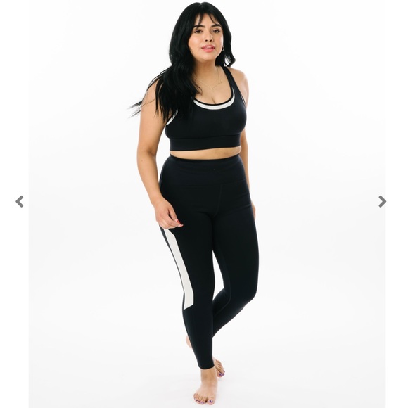 ZYIA Black Primo Mesh Hi Rise Leggings Black Primo Mesh Hi-Rise 7/8 24" 8-10 - Picture 4 of 6